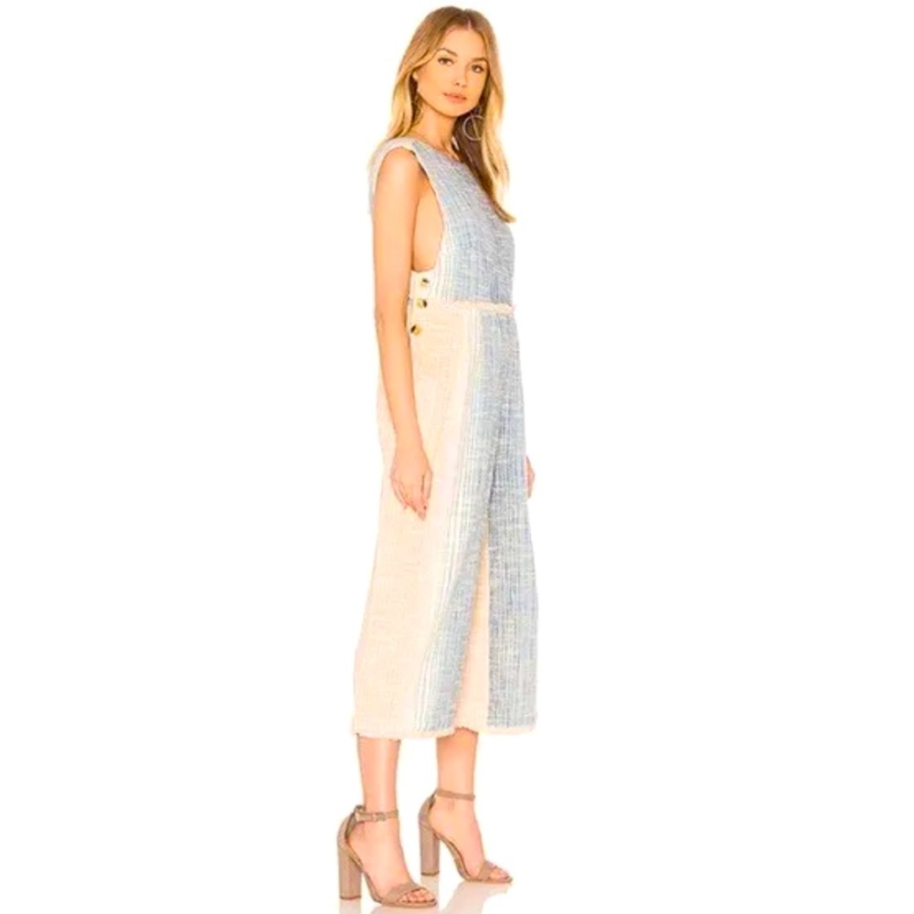 Free People striped jumper jumpsuit sz xs host pick!